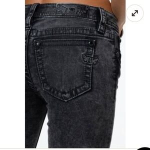 Miss Me Ryder Jane Low Rise Boot Women’s Black Jeans 30X34